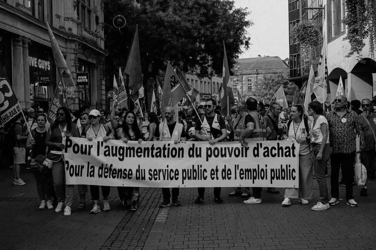 Manifestation Fonction Publique - Strasbourg 20 — photo d'événement à Strasbourg